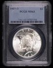 1923 D Peace Silver Dollar PCGS MS-63