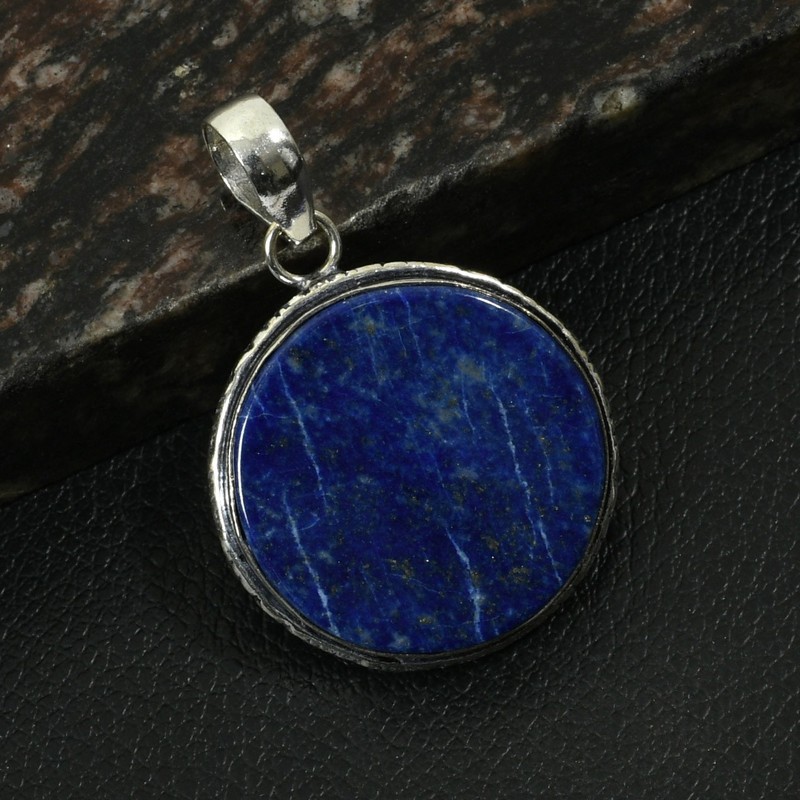 Lapis Lazuli Gemstone Ethnic Handmade Pendant Jewelry For Unisex 2" AP-47744