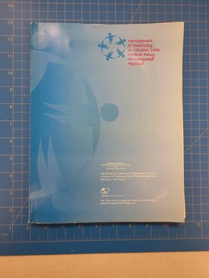 Management Spasticity Children Cerebral Palsy Integrated Approach Medical Book C