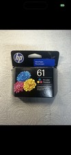 NEW FACTORY SEALED HP 61 TRI-COLOR INK CARTRIDGE FREE SHIPPING