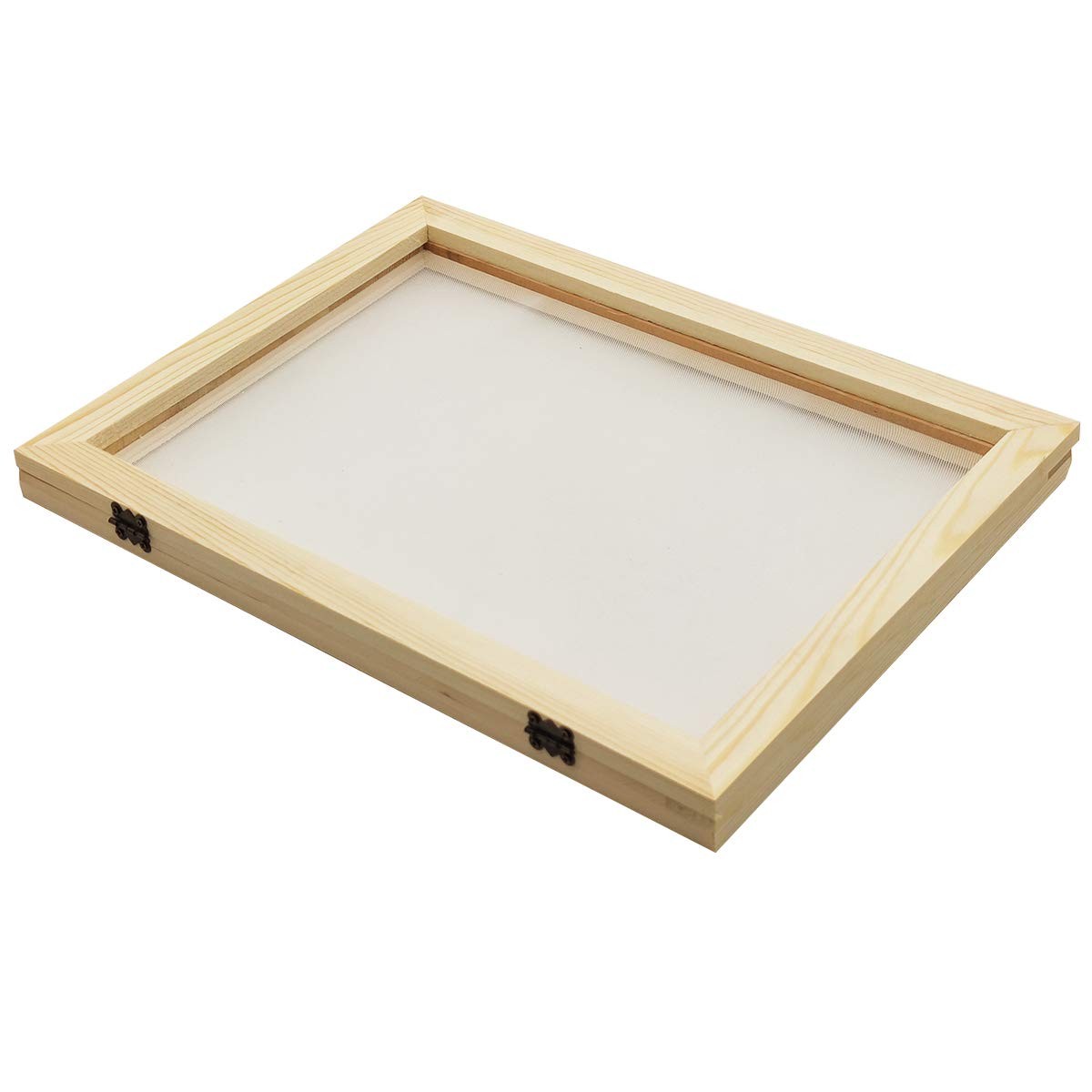 A4 Paper Making Screen Frame 10x14in Wood Mould Deckle DIY H