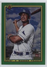 2020 Bowman 1990 Bowman Green Refractor 96/99 Wander Franco #90B-WF gh4