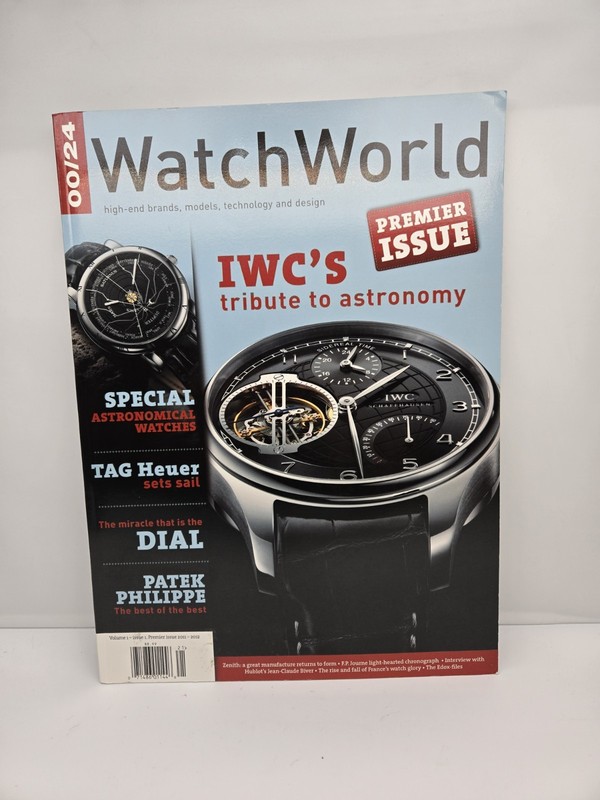 NEW! WATCH WORLD 00/24 PREMIER ISSUE Volume 1 WatchWorld 2011-2012 IWC TAG Heuer