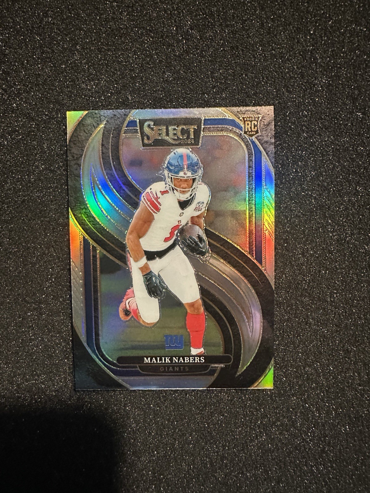2024 Panini Select - Premier Level Malik Nabers #116 Silver Prizm (RC)