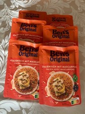 6 x Uncle Bens Reis Original ITALIENISCH MIT MASCARPONE fertig gekocht NEU!!!