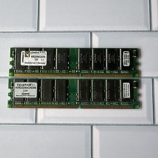 512MB 2x256MB PC-2700 KINGSTON KVR333X64C25/256 DDR-333 DESKTOP MEMORY DDR1 Kit