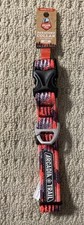 Arcadia Trail LARGE Paracord Durable Nylon Dog Collar  Berry  Color - NEW