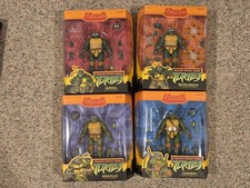 SUPER 7  TMNT Ultimates Lot Of 4 LEONARDO Raphael MICHELANGELO Donatello