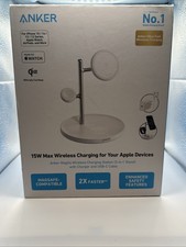 Anker MagGo 3-in-1 Wireless Charging Station Qi2 Certified 15W MagSafe Stand Kit