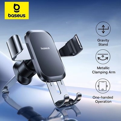 Baseus Car Phone Holder Air Vent Dashboard Mount Adjustable Smartphone Stand