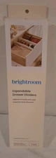 NEW BRIGHTROOM EXPANDABLE DRAWER DIVIDERS 2 COUNT