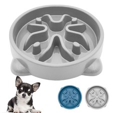 VANNON Slow Feeder Dog Bowls Non Slip Puppy Bowl Durable Puzzle Bloat Stop Food