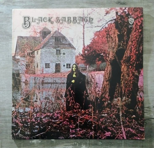 Black Sabbath Self Titled Vinyl LP  WS 1871 Ossie Misprint Wicked World LW5