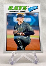 2026 Topps Heritage Shane Baz Base Short Print #348 - Rays/Orioles
