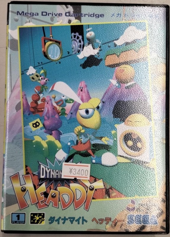 SEGA Enterprises Dynamite Headdy Mega Drive Software