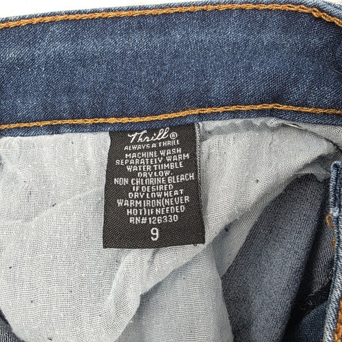 Girls Thrill Blue Jeans Pants Size 9 - Picture 8 of 11