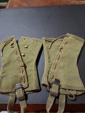 VINTAGE BSA BOY SCOUTS OF AMERICA OFFICIAL LEGGINGS CAT NO. 661 PAIR