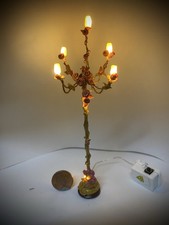Rosenleuchter Stehlampe Eiche Miniatur Sammle...