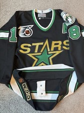 CCM Authentic Bobby Smith 1991 Minnesota North Stars NHL Jersey Vintage Black 44