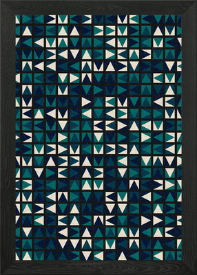 Geometrisches Muster gerahmt Wandbild Poster Leinwanddruck Bild
