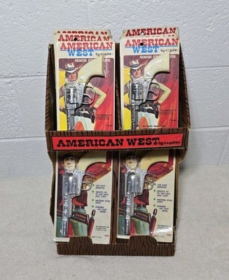 1970s American West Esquire *TOOTSIETOY* Replica Cap Gun MoC Display 10pc (S3E)
