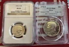 1976 s kennedy silver half dollar Pr 68 And 1952 S Ms64 Quarter