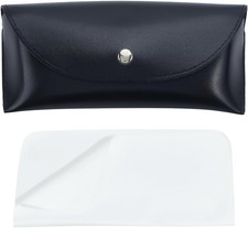 Slim Glasses Case PU Leather Sunglasses Case Bag Portable Travel Eyeglasses Spec