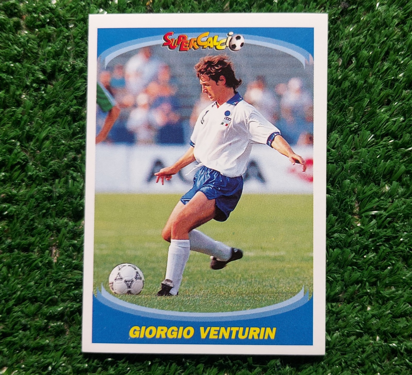 FIGURINA CALCIATORI PANINI SUPERCALCIO 1995/96 ITALIA N°122 VENTURIN 95/96 ⚽️