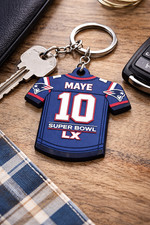 New England Patriots #10 Maye Jersey Keychain...