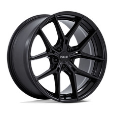 19x9.5 Niche Wheels Nc279 Prodigy 5 Matte Black Rims 5x112 Et25 1pc