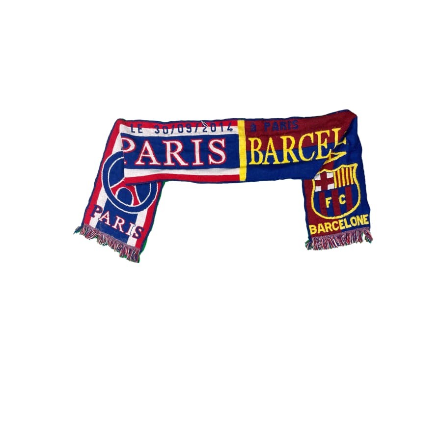 Echarpe de football PSG - Barcelone 30 09 2014
