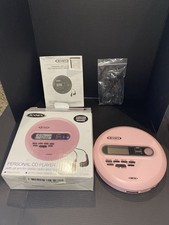 Jensen CD-65 Portable Personal CD Player CD/MP3 Player Digital AM/FM Pink