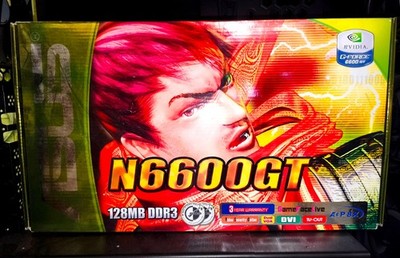 ASUS N6600GT GeForce 6600 GT AGP 8X 128MB GDDR3 Boxed Set Retro Graphics Card