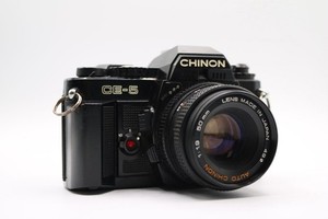 Chinon CE-5 35mm SLR Film Camera With 50mm F/1.8 lens - Tested READ