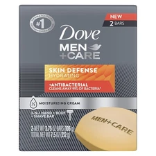 Dove Men+Care Soap Bar For Smooth and Hydrated Skin Care Skin Defense Effectivel