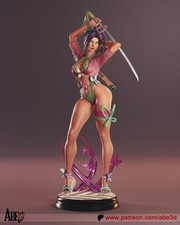 Psylocke Breezy Butterfly Edition 1/4 Resin Statue Unpainted Marvel