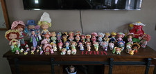 Strawberry Shortcake Doll  Mini Figures Lot w/ Big Berry Trolley. DANBURY MINT