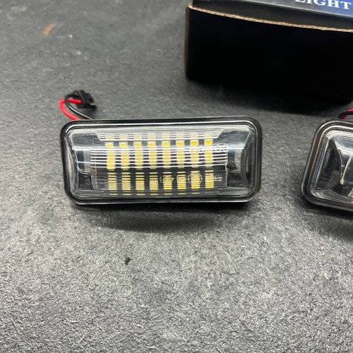 2014 SUBARU BRZ REAR VANITY BUMPER LICENSE PLATE LED LIGHTS LAMPS - Picture 2 of 4