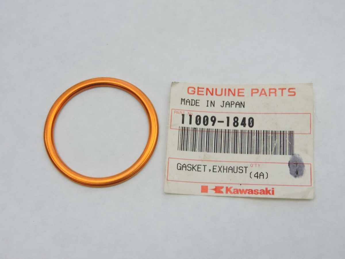 11009-1840 NOS Kawasaki Exhaust Pipe Gasket Holder EN450 EN500