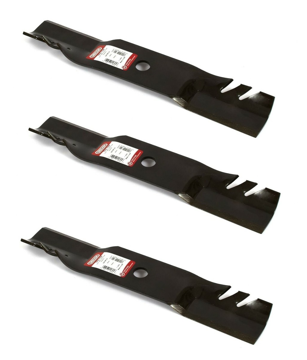 タニシ Set/3 Gator Mulching Blades for Kubota RCK48P on ZD222/ZD221