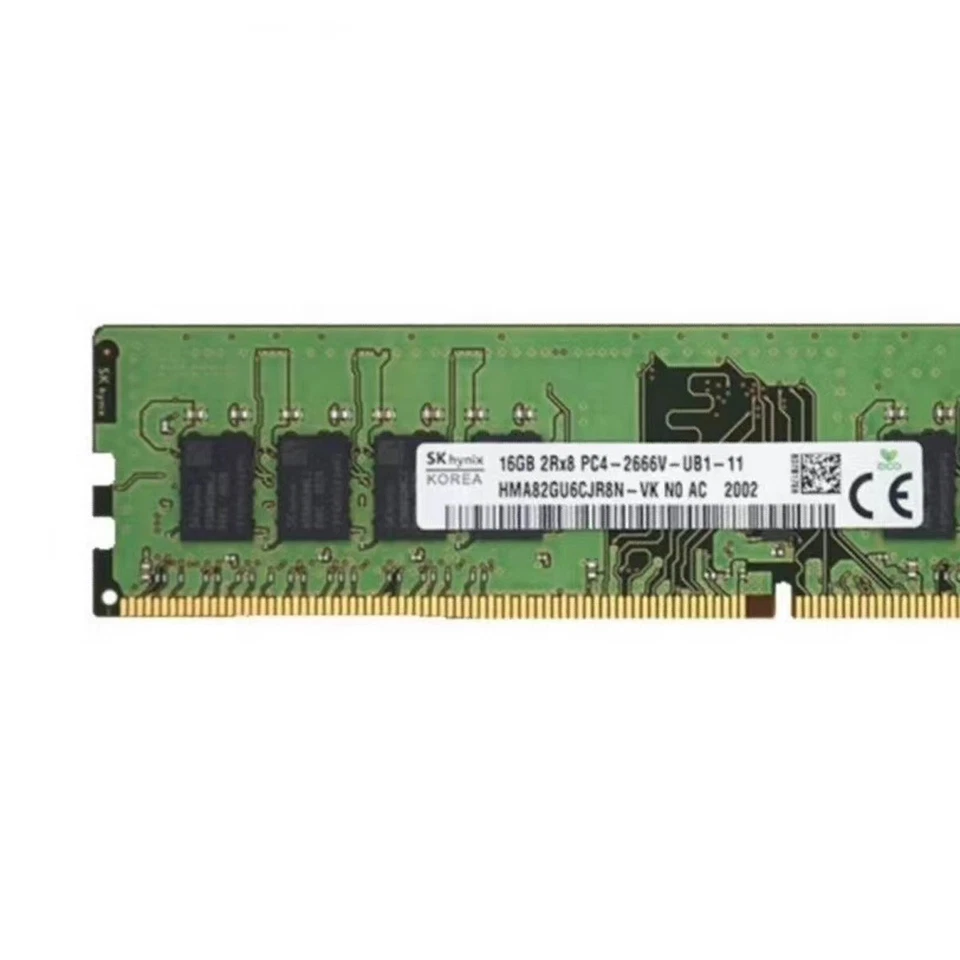 Hynix 64GB 4X16GB DDR4 2666MHz PC4-21300 2RX8 UDIMM Memory Ram HMA82GU6CJR8N-VK - Image 3 of 4