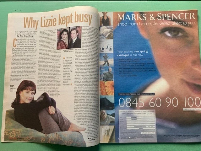 THE LOOK magazine 29-Jan-2000 HAYDN GWYNNE Sean Maguire Liz Carling David Frost - Image 4 of 4
