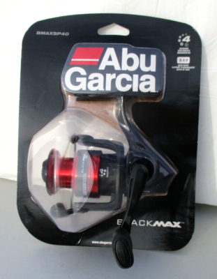 abu garcia black max reel capacity NEW* Abu Garcia BLACK MAX 4BB Size 40 SPINNING REEL 5.1:1 Lightweight  Graphite