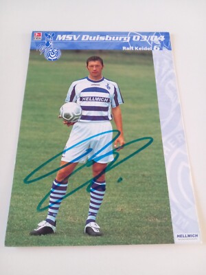 Signierte AK Ralf Keidel MSV Duisburg  NEU 