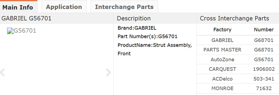 1985~90 Buick Cadillac Olds Bonnyville Front Gas Strut G56701 736505 NO BOX[B9S4 Foto 4 de 4