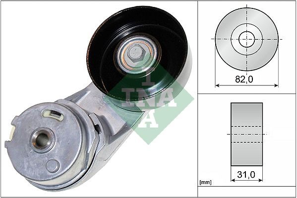 Schaeffler INA 534 0372 10 Riemenspanner, Keilrippenriemen FüR Chevrolet Opel-image