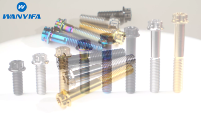 Titanium Bolts M8x1.25 Flange Fancy Head Torx Screw 20 25 30 35 40