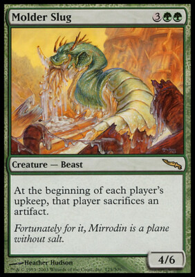 MTG Magic the Gathering Molder Slug (125/306) Mirrodin MP