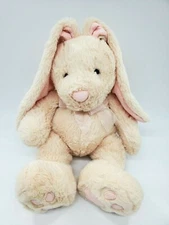 21" Large Hugfun Bunny Rabbit Cream Pink Floppy Ears Plush Stuffed Animal Toy