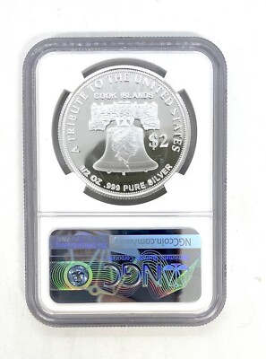 2021 Cook Islands $2 American Double Eagle NGC PF70 Ultra Cameo
